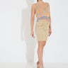 NAOMI DECOR SHORTS - Beige with details