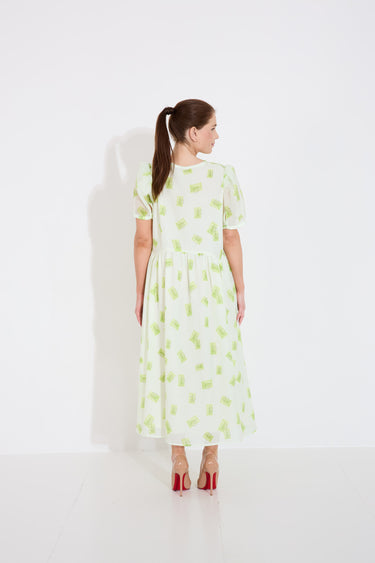 ARTEMIS DRESS - Green Postage