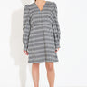 AOIFE DRESS - Black White Suckercheck