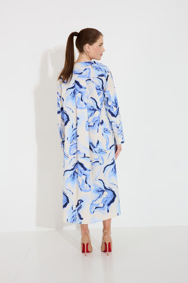 MANIZHONI A-SHAPE DRESS - Powder Blue