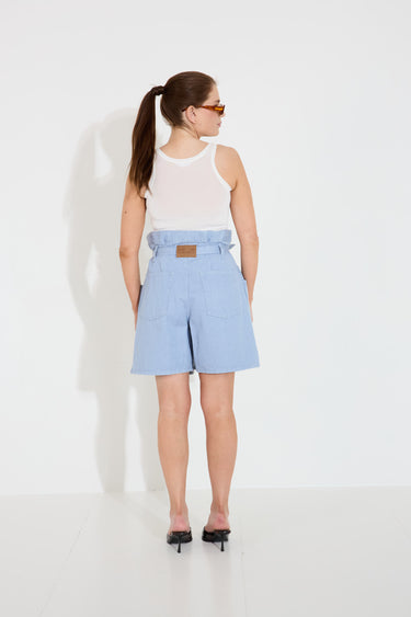 HIGHRISE SHORTS - Bleach Blue