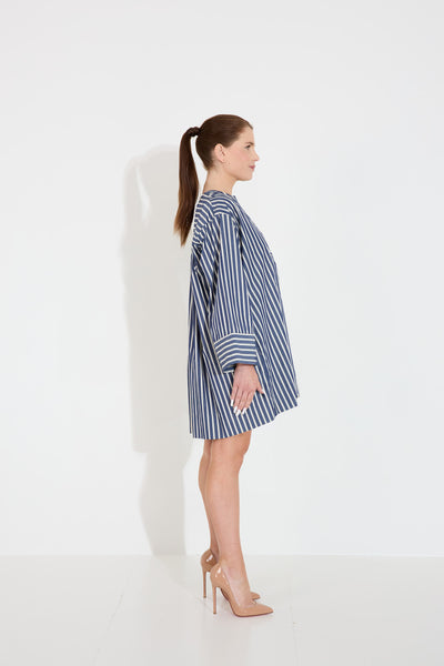 ABI DRESS - Blue Cph Stripe