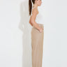 KIMORA PANT - Sand Heeringbone