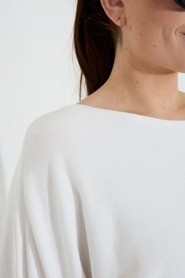 NUDAYA PULLOVER - Cloud Dancer