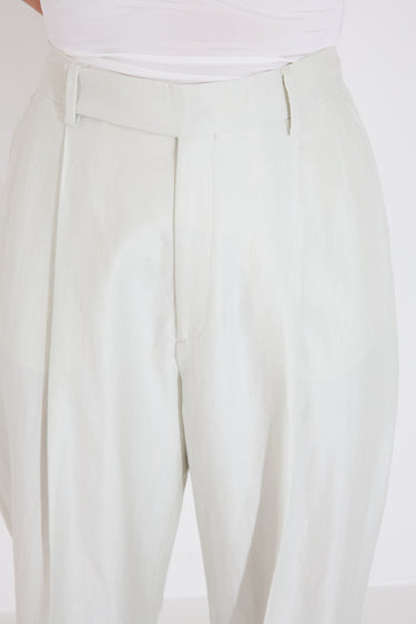 JULIE LINEN TROUSERS - Ivory