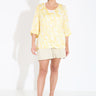 PRETTY PRINTED BLOUSE - Vintage Yellow