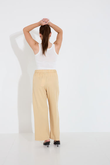 AIRY PANTS - Soft Mango
