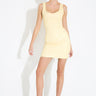 SAWYER DRESS - Honey Faux Leather Supple