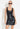 SAWYER DRESS - Black Faux Leather Supple