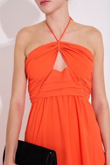 ALICIA MAXI DRESS - Cherry Tomato