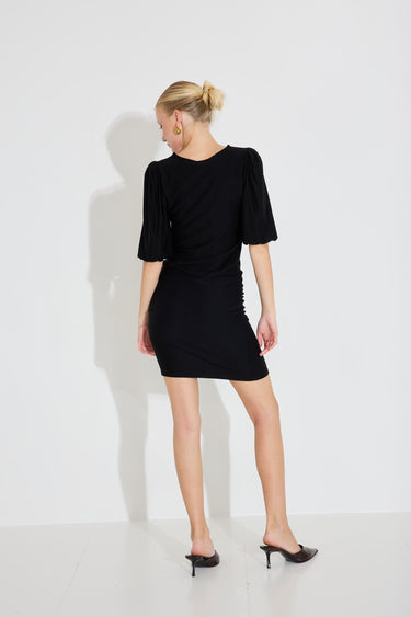RIFA BALOON DRESS - Black