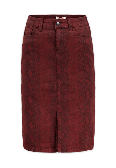 JESS SKIRT - Blk animal