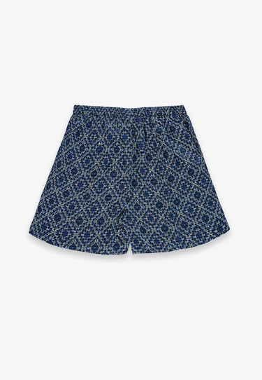 CLUE SHORTS - Blau bedruckt