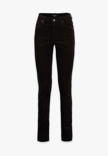 ALVA CORD PANTS - Coffee