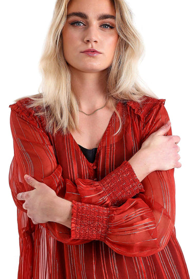 CILLA TUNIC - Cinnabar