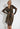 INES DRESS - Green animal