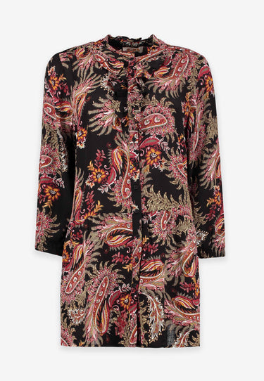 PAISLEY TUNIC - Black print