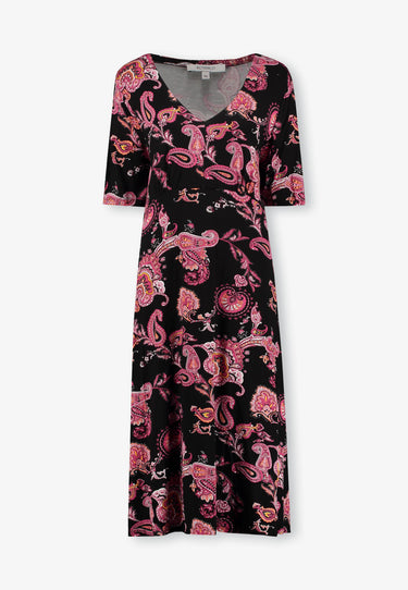 SAMARA KLÄNNING - blk print
