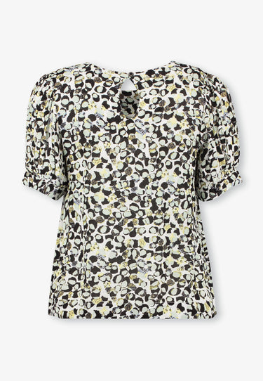 KELLY BLUSE - Grüner Druck
