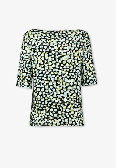 LUCA TOP - green print