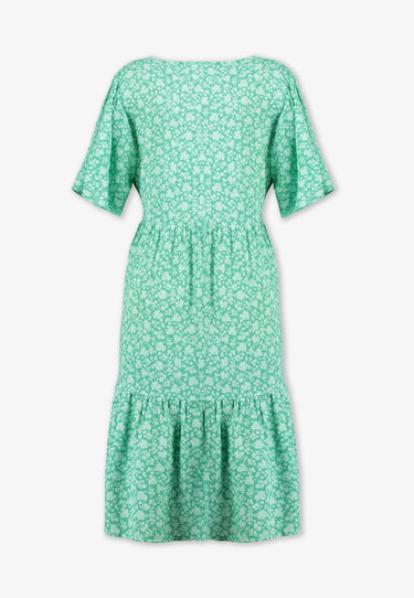 EDITH KLÄNNING - Green flwr
