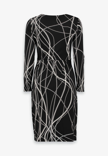 SIDNEY KLÄNNING - Blk print