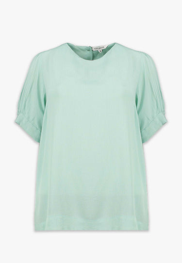KELLY BLUSE - Steingrün
