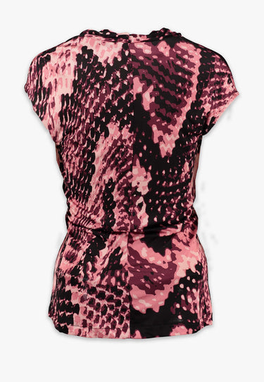 ANNELIE TOP - Top - Wine print