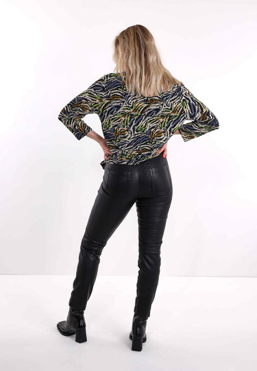 NANNA TOP - Green animal