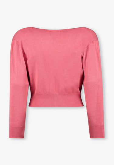 ANETTE CARDIGAN - Dk rose