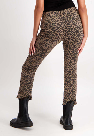 SHIELA TROUSERS - Brw animal