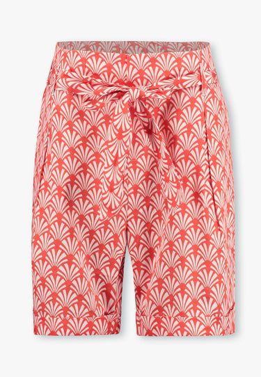SADIE SHORTS - Orange print