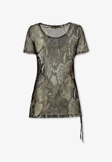 INES TOP - Green animal
