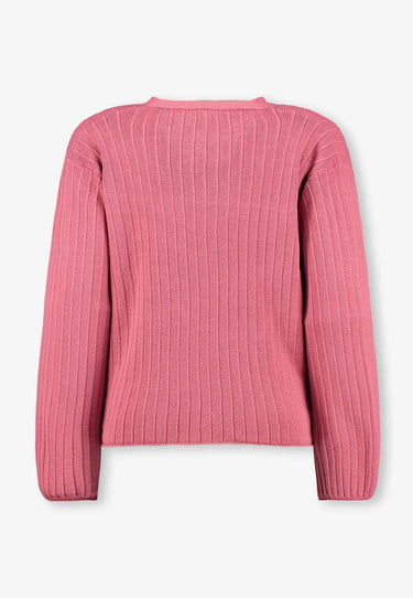 KICKI CARDIGAN - Dk rose