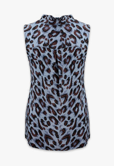 JEWEL BLUSE - Blaues Tier