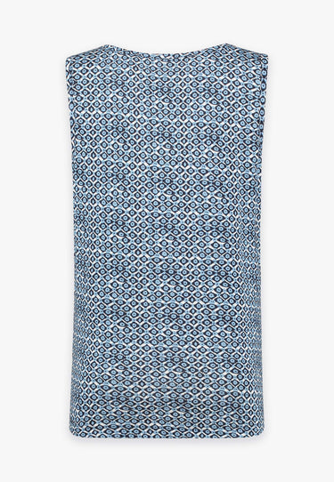 IRENE TANK TOP - Tank top - Blue print