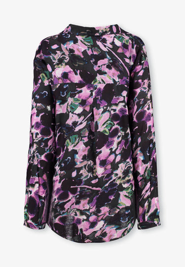 LATOYA BLUSE - Lilac Flower