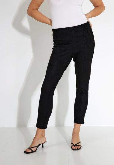 MOCCA LOOK TROUSERS - Black