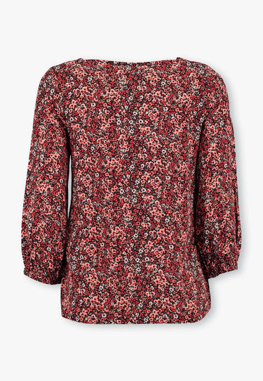 MINDA BLOUSE - Pink flower