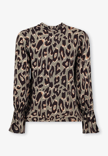 DAFFNE BLOUSE - Green Anima