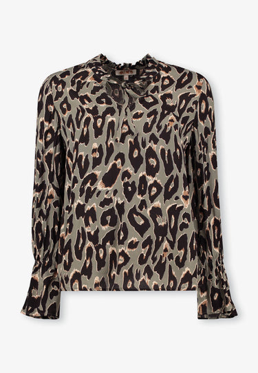 DAFFNE BLOUSE - Green Anima