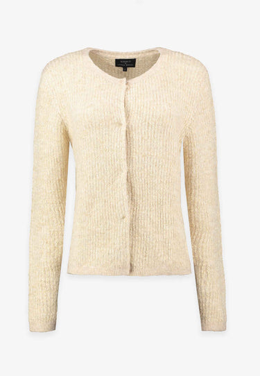 ESTHER CARDIGAN - Beige shimmer