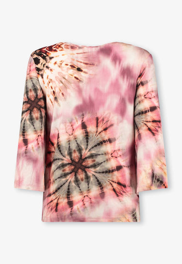 DARCY TOP - Pink print
