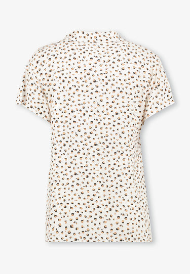 OTHILIA BLUSE - Schwarzer Druck