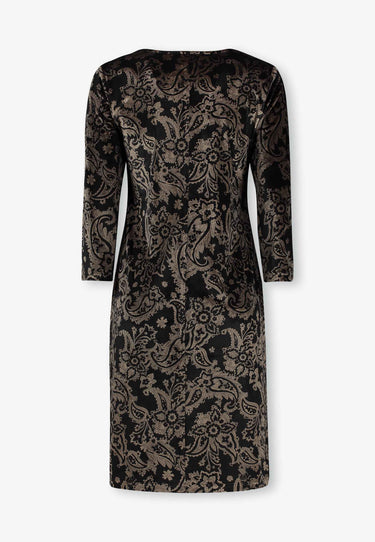 HILDUR KLÄNNING - Blk print