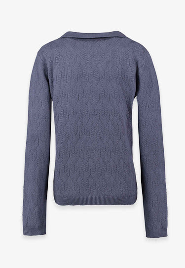 PAULA CARDIGAN - Dk steel