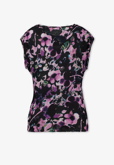 WINDY BLUSE - Lilac Flower