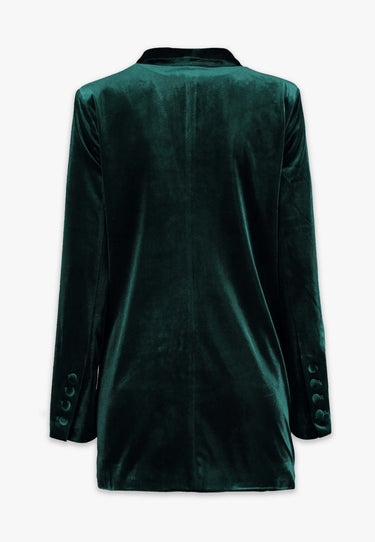 TANITA VELVET JACKET - Dk pine