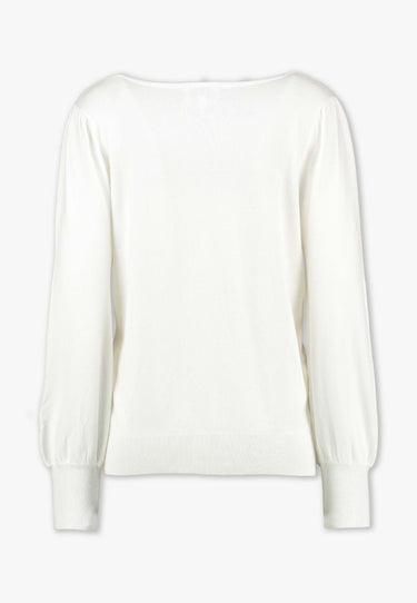 MIRABELL SWEATER - Chalk white