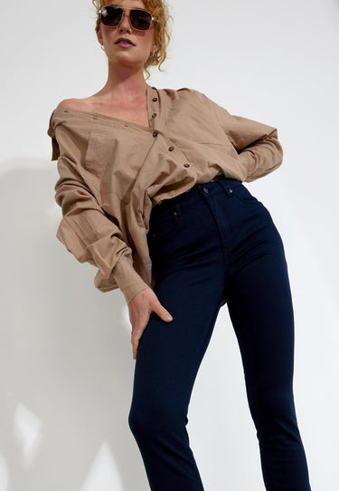 ALICE TWILL BYXOR - Black